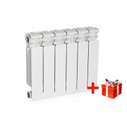 Биметаллический радиатор Rifar Base 350, 1 секция