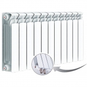 Биметаллический радиатор Rifar Base Ventil 500, 11 секций, с нижним правым подключением